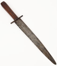 CONFEDERATE ID'ED BOWIE KNIFE KIA 15TH GEORGIA
