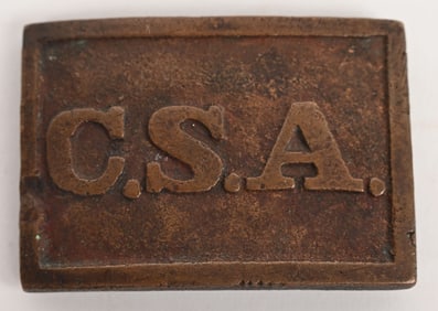 CIVIL WAR CONFEDERATE ENLISTED CSA BELT BUCKLE