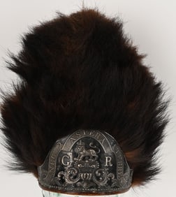 REV WAR M1768 BRITISH GRENADIER'S FUR MITRE CAP