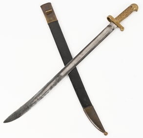 CONFEDERATE FAYETTEVILLE SABER RIFLE BAYONET