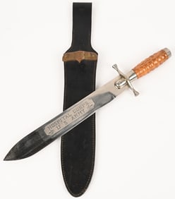 INDIAN WARS M1887 HOSPITAL KNIFE W SCABBARD