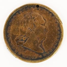CIVIL WAR ID DISK 3RD NEW YORK CAVALRY DIED 1863
