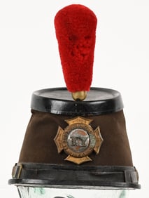 CIVIL WAR ALBANY ZOUAVE CADETS SHAKO