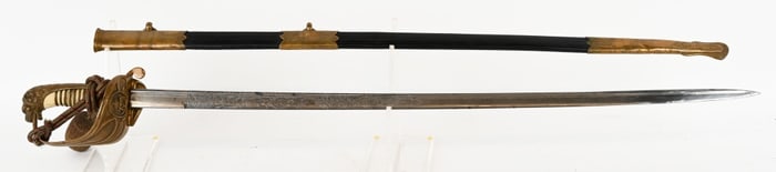 WW1 IMPERIAL GERMAN NAVY OFFICERS SWORD WWI