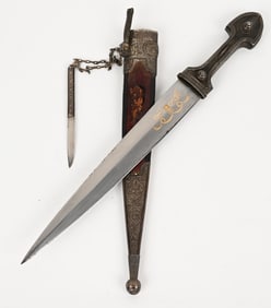 IMPERIAL RUSSIAN COSSACK DAGGER ALAXANDER III QAMA