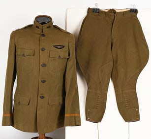 WW1 US AIR SERVICE PILOT UNIFORM W WINGS WWI