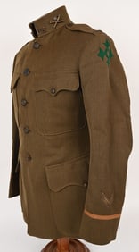 WW1 FRENCH MADE 4TH DIVISION OFFICERS UNIFORM WWI