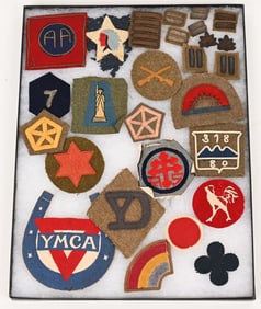 WW1 SHOULDER SLEEVE PATCH LOT 82ND DIV. 89TH DIV