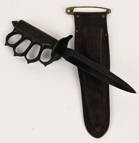 WWI US M1918 BRASS KNUCKLE TRENCH KNIFE LF&C WW1