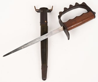 WW1 US ARMY 1917 A.C. CO TRENCH KNUCKLE KNIFE