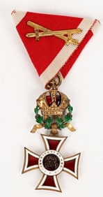 WW1 IMPERIAL AUSTRIAN ORDER OF LEOPOLD W SWORDS