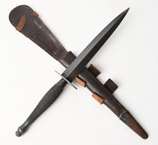 WWII BRITISH SYKES FAIRBAIRN FIGHTING KNIFE WW2