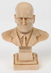 WWII BUST OF BENITO MUSSOLINI WW2