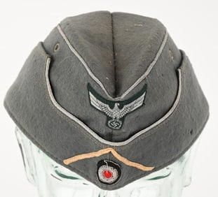WWII NAZI GERMAN INFANTRY OFFICER'S OVERSEAS CAP