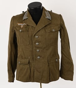 WWII NAZI GERMAN HEER TROPICAL FIELD BLOUSE WW2