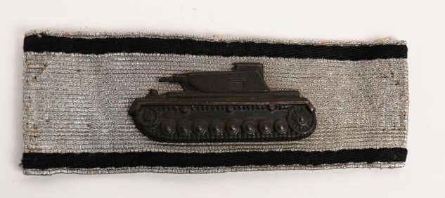WWII NAZI GERMAN TANK DESTRUCTION STRIP IN SILVER