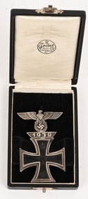 WWII CASED SPANGE IRON CROSS 1 PIECE SET 800 MKD