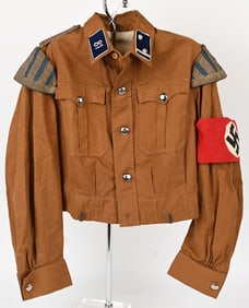 WWII NAZI GERMAN SA MUSICIAN BROWNSHIRT WW2