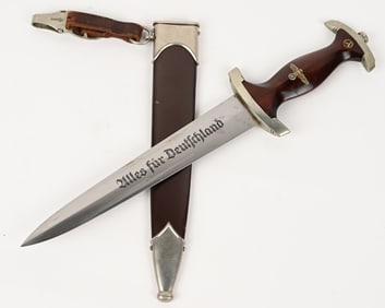 WWII NAZI GERMAN SA DAGGER BY ERNST ROMER WW2
