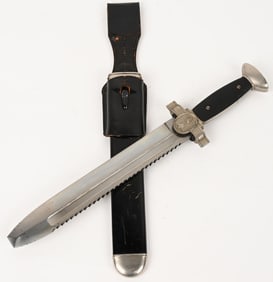 WWII NAZI GERMAN RED CROSS HEWER EM DAGGER WW2