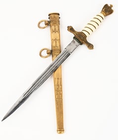 WWII NAZI GERMAN KRIEGSMARINE OFFICER'S DAGGER WW2