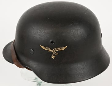 WWII NAZI GERMAN LUFTWAFFE M40 SINGLE DECAL HELMET