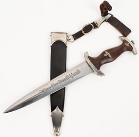 WWII NAZI GERMAN NSKK DAGGER BY J.P. SAUER & SOHN