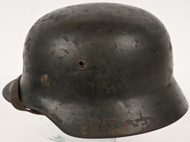 WWII NAZI GERMAN WAFFEN SS SD HELMET SHELL Q66 WW2