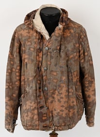 WWII NAZI WAFFEN SS OAK LEAF CAMO REVERSIBLE PARKA
