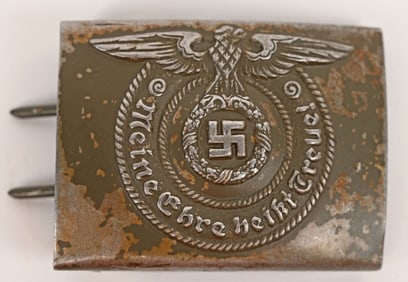 WWII NAZI GERMAN WAFFEN SS BELT BUCKLE RODO WW2
