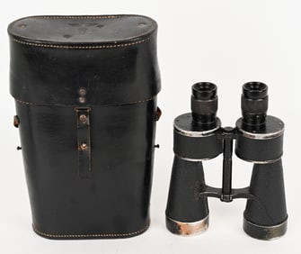 WWII NAZI GERMAN CASED 7 X 50 POWER BINOCULARS