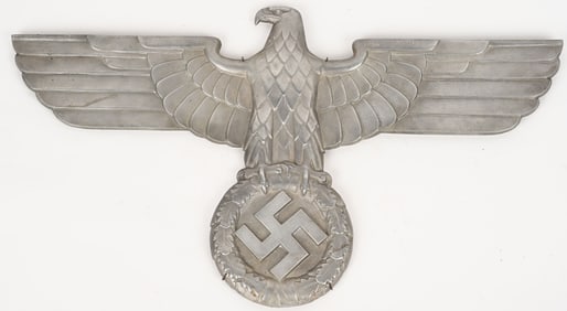 WWII NAZI GERMAN RAILWAY ALUMINUM TRAIN EAGLE WW2