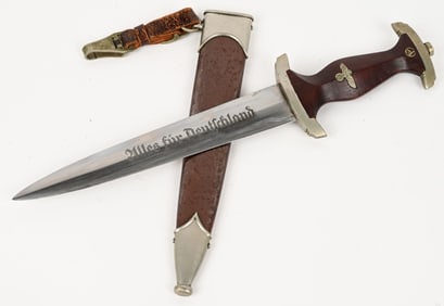 WWII NAZI GERMAN EARLY SA DAGGER BY HELLER WW2