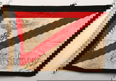 WWII NAZI GERMAN NSKK COMMAND FLAG NORDMARK WW2