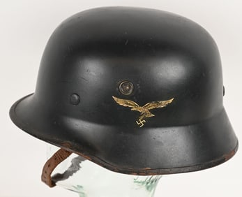WW2 NAZI GERMAN M1933 LUFTWAFFE VULKANFIBER HELMET