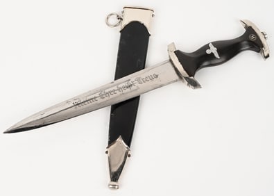 WWII NAZI GERMAN SS DAGGER BY M7/2 EMIL VOOS WW2