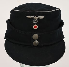 WWII NAZI GERMAN PANZER OFFICERS M43 CAP OR HAT