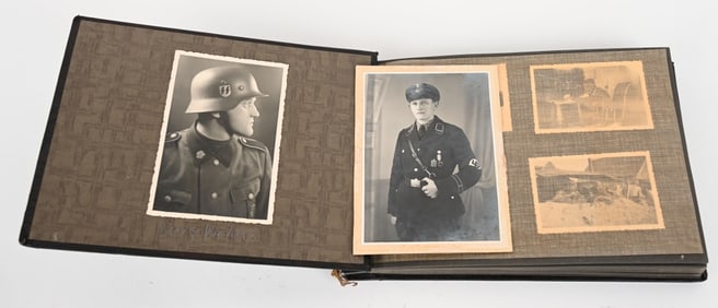 WWII GERMAN WAFFEN SS TOTENKOPF DIV. PHOTO ALBUM