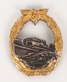 WWII NAZI GERMAN KRIEGSMARINE S BOAT BADGE WW2