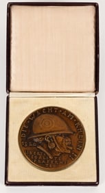 WW1 IMPERIAL GERMAN BLACK SHAME MEDAL KARL GOETZ
