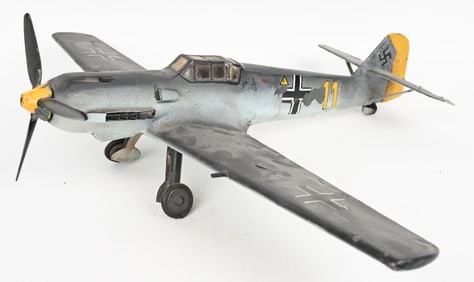 WWII MESSERSCHMITT BF-109 MODEL TAKEN FROM FACTORY