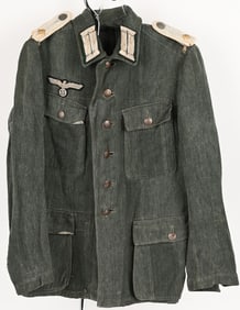 WWII NAZI GERMAN OFFICER HBT COMBAT FIELD BLOUSE
