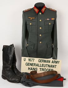 WWII NAZI GERMAN NAMED GENERALS UNIFORM GROUP WW2