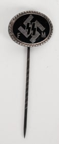 WWII NAZI GERMAN SS STICKPIN MARKED WW2