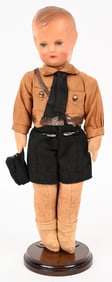 WWII NAZI GERMAN HJ BROWNSHIRT DOLL WW2