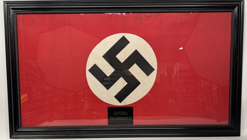 WWII NAZI GERMAN NSDAP WALL BANNER OR FLAG WW2