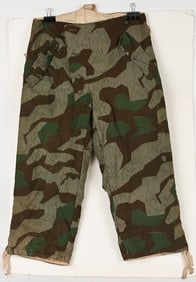 WWII NAZI GERMAN SPLINTER CAMO REVERSIBLE TROUSERS