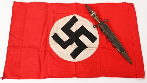 WWII NAZI GERMAN FLAG THEATER MADE KNIFE LOT WW2