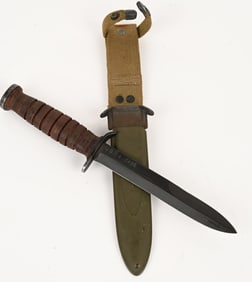 WWII US CASE BLADE MARKED M3 FIGHTING KNIFE WW2