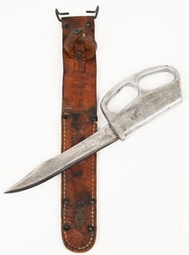 WWII THEATER MADE KNUCKLE FIGHTING KNIFE WW2